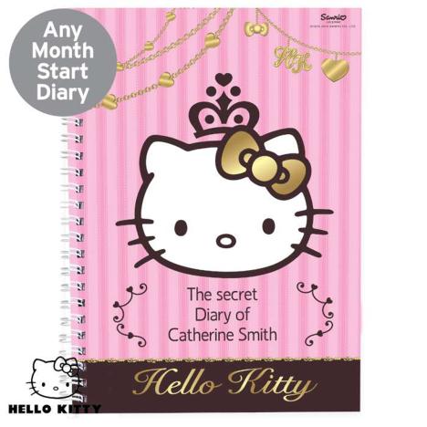 Personalised Hello Kitty Chic A5 Diary £7.99